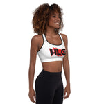 We Up HLG Padded Sports Bra (red Logo)