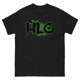 HLG Men's heavyweight tee (Green Logo)