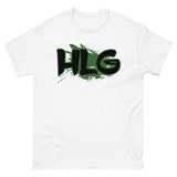 HLG Men's heavyweight tee (Green Logo)