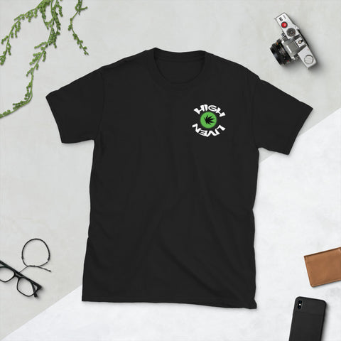 We Up  T-Shirt  Black/Green and White