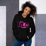 HLG Season 1  Unisex Hoodie (Pink Logo)