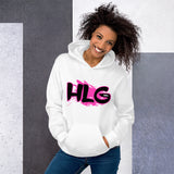 HLG Season 1  Unisex Hoodie (Pink Logo)